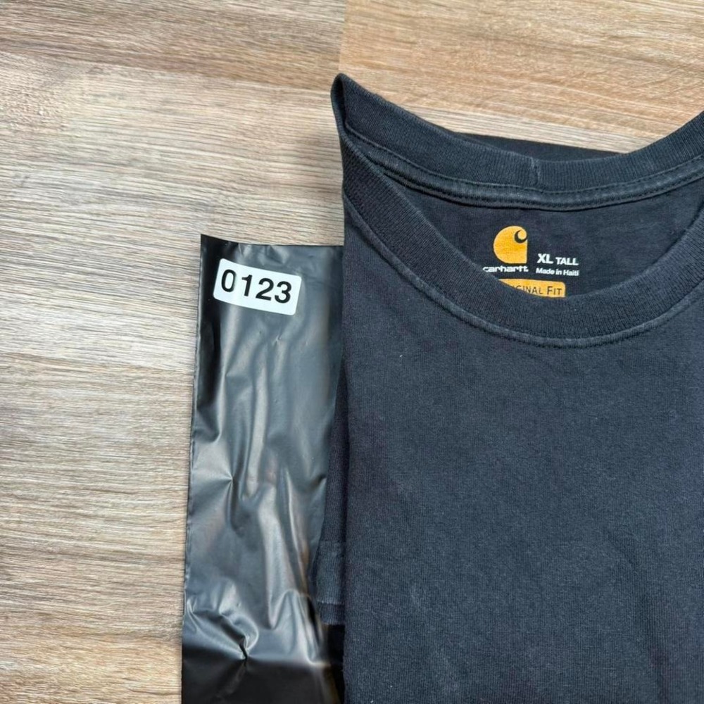 black black carhartt original fit pocket tee - Picture 5 of 5